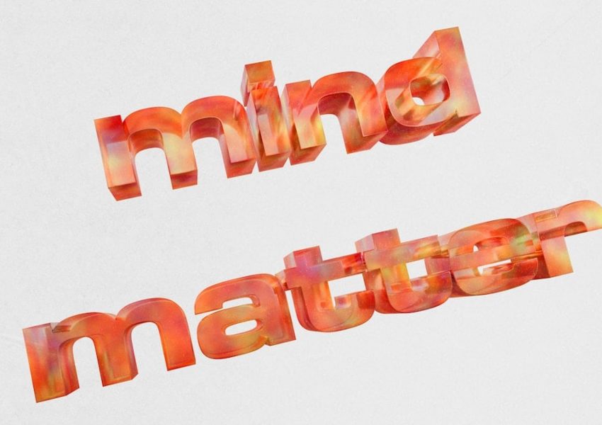 Mind Over Matter Glass Text | Blender 3D